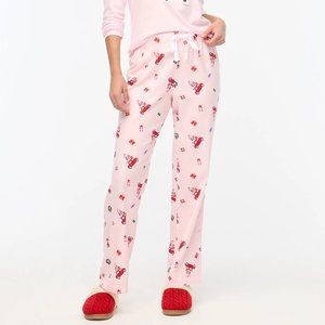 J. Crew Printed flannel pajama pant
